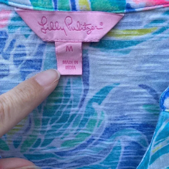Lilly Pulitzer Shay Dress in Celestial Seas Size Medium - Picture 6 of 6
